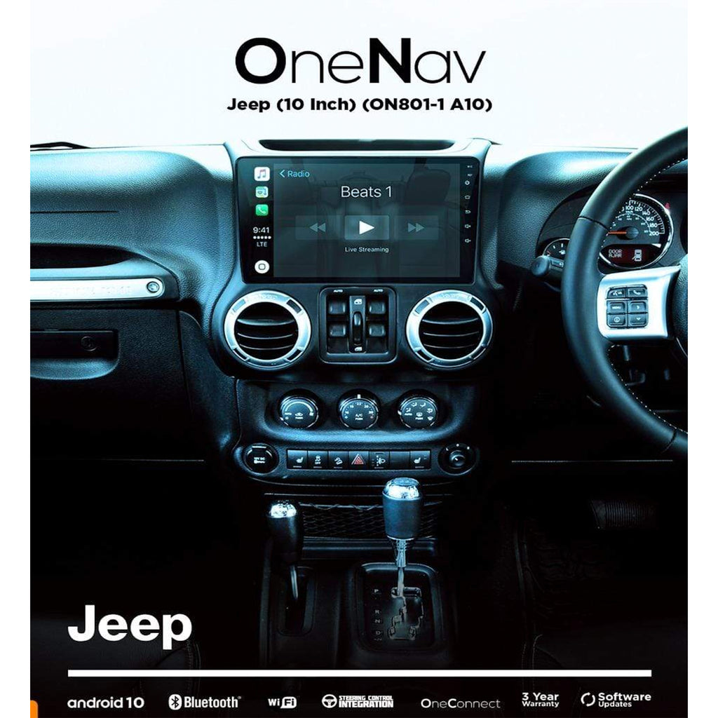 Jeep Wrangler OneNav Radio + Free Reverse Camera — Evorevo4x4
