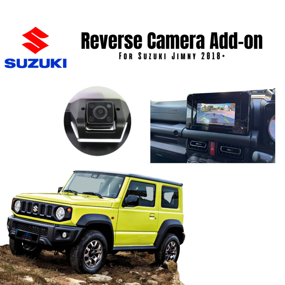Jimmy Rear View Camera Suzuki Jimny Reverse Camera 2019+ — Evorevo4x4