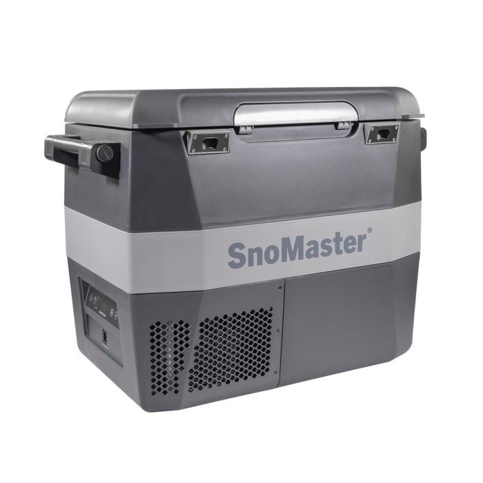 SnoMaster 54L Plastic Mobile Fridge/Freezer DC With 220V Power Adapter – Grey