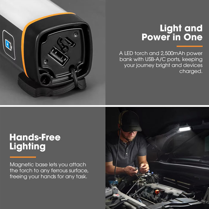 San Hima Torch Recargable LED Mosquito Repellent
