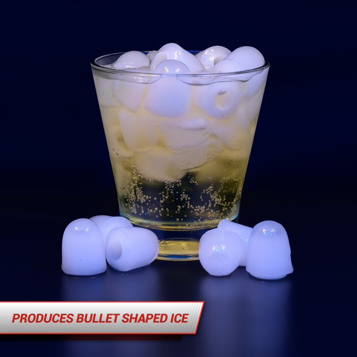 12Kg/24Hr Counter-Top Bullet Type Ice-Maker - Black