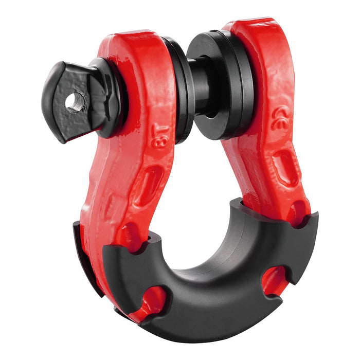 8 Ton Red D-Ring Shackles Red Set of 2