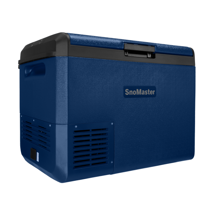 SnoMaster 30L Plastic Single Compartment Mobile Fridge/Freezer DC With 220V Power Adapter – Blue