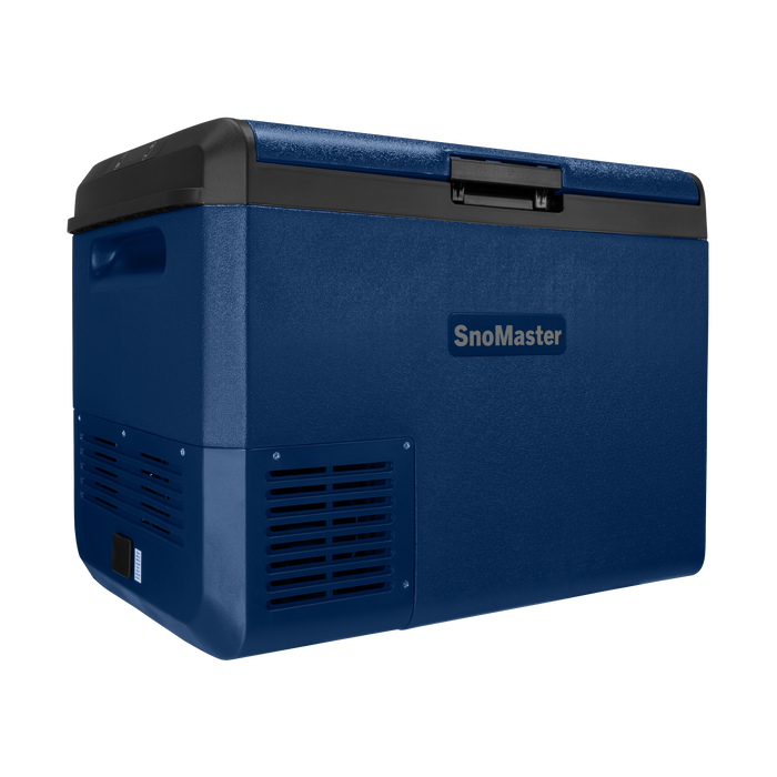 SnoMaster 40L Plastic Single Compartment Mobile Fridge/Freezer DC With 220V Power Adapter – Blue