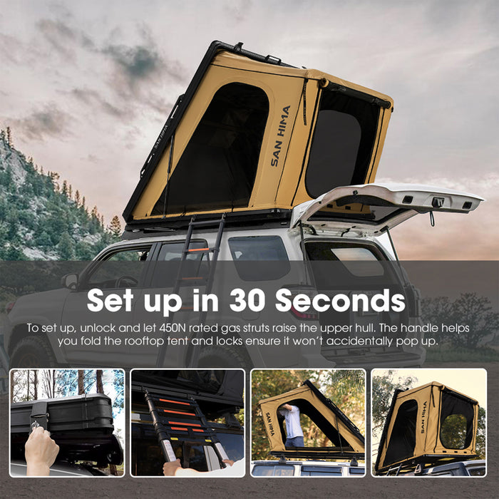 San Hima Roof Top Tent Khaki Kalbarri Generation 2