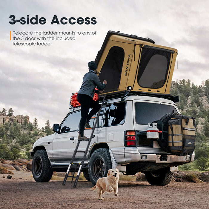 San Hima Roof Top Tent Khaki Kalbarri Generation — Evorevo4x4