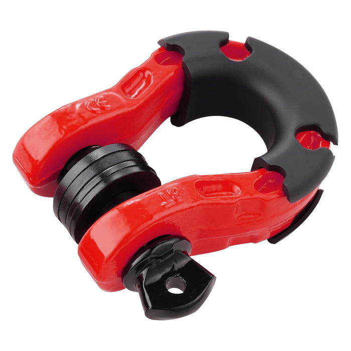 8 Ton Red D-Ring Shackles Red Set of 2