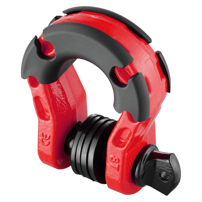 8 Ton Red D-Ring Shackles Red Set of 2