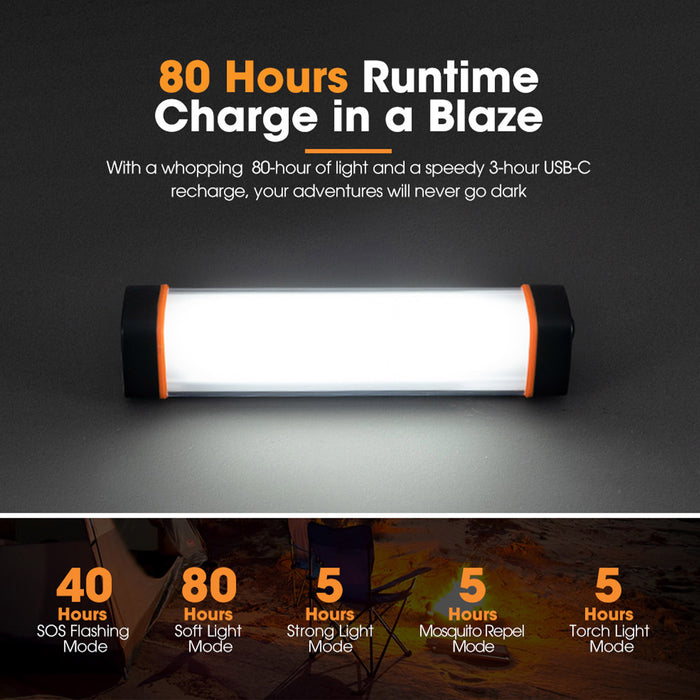 San Hima Torch Recargable LED Mosquito Repellent