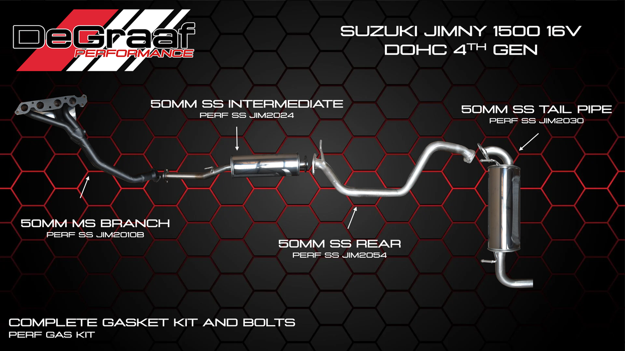 Suzuki Jimny DE GRAAF Exhaust System