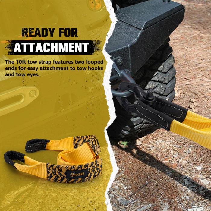 Bunker Indust Snatch Tow Strap 3M