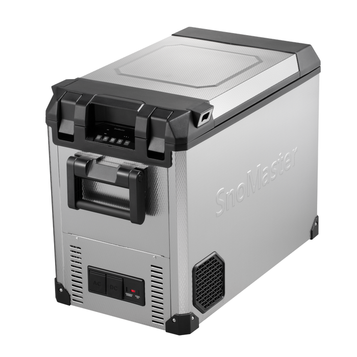 SnoMaster 41L Single Compartment Mobile Fridge/Freezer AC/DC – Stainless Steel