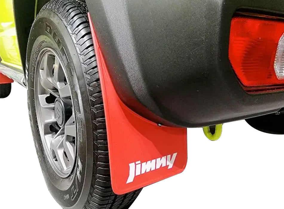 Suzuki Jimny Mudflaps Red Generation 4