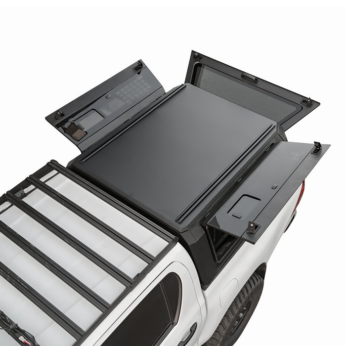Black canopy on a toyota Hilux doublecab