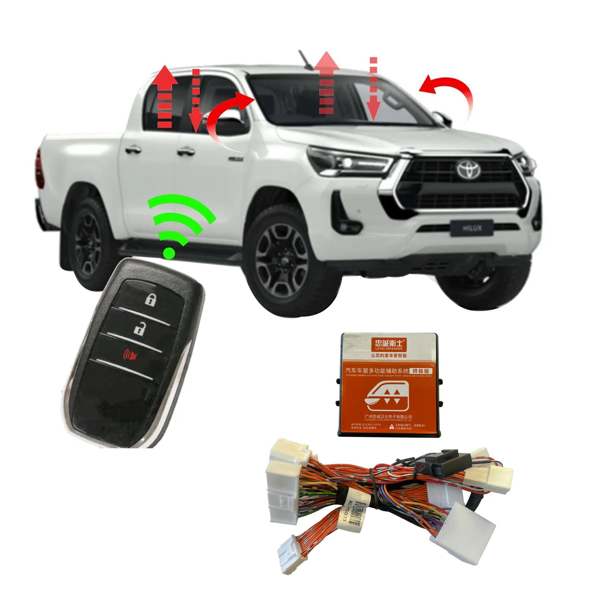 Car Window Module Toyota Hilux 2016+ Auto Window and Mirror Module