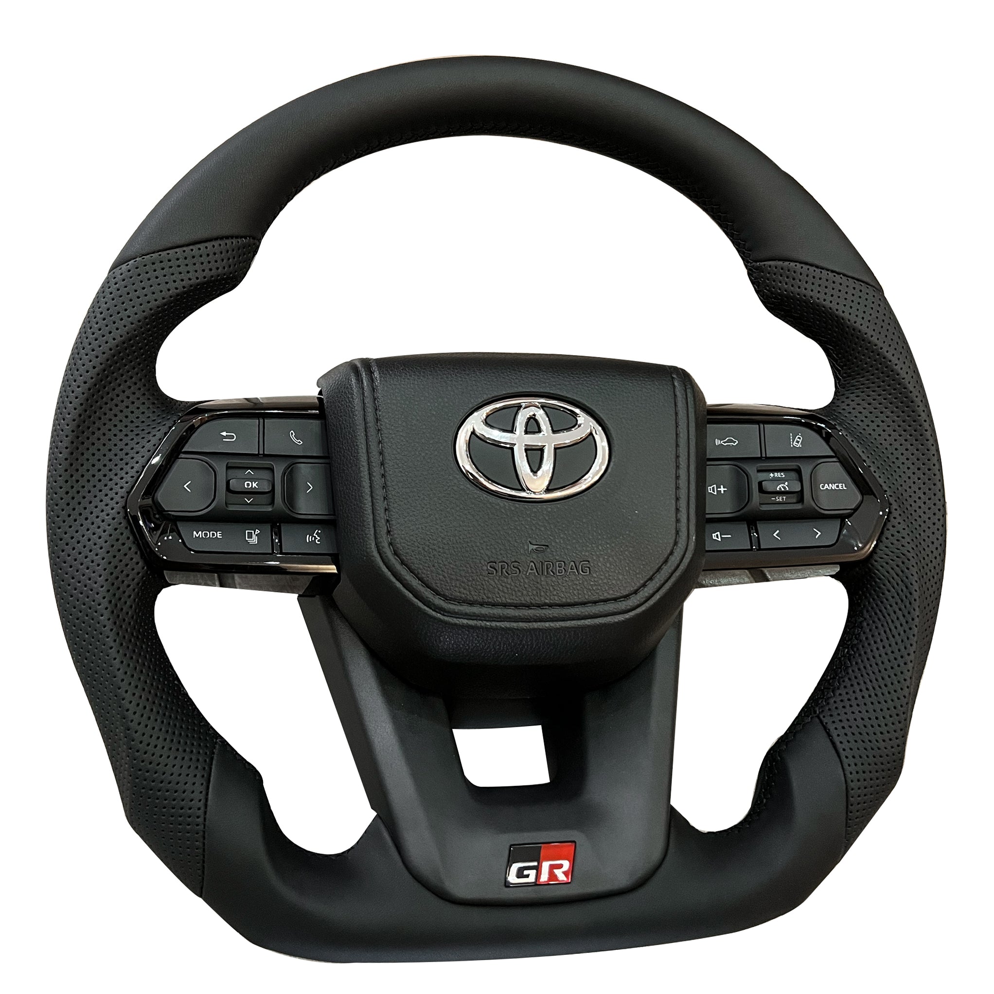 Toyota Land Cruiser Steering Wheel GR Perforated leather — Evorevo4x4