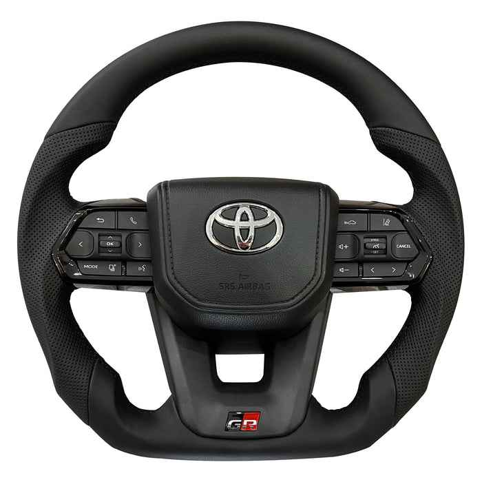 Toyota Land Cruiser Steering Wheel GR Perforated leather