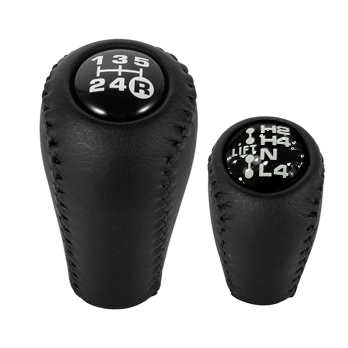 Toyota Land Cruiser Leather Gear lever Knob Black