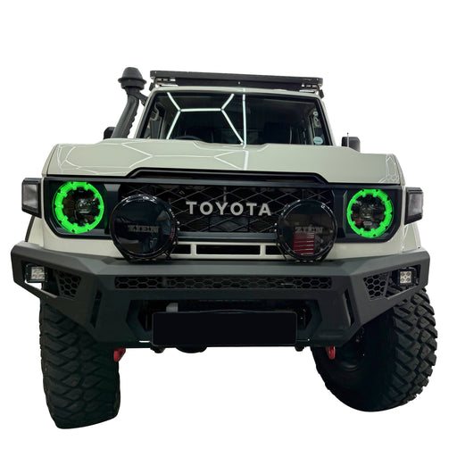 Toyota-Land-Cruiser-Head-Lights-Green