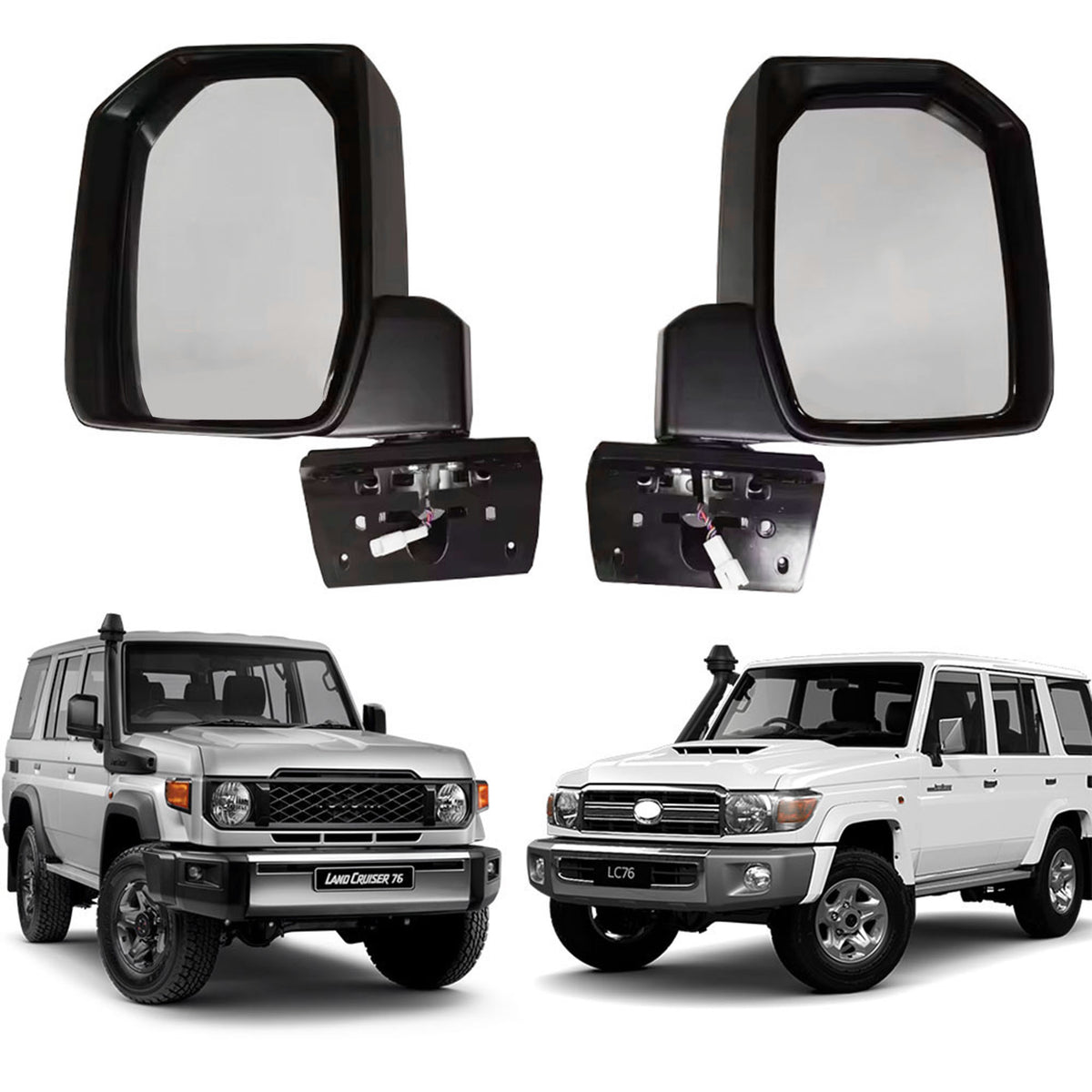 toyota-land-cruiser-70-series-black-side-mirrors-2007-evorevo4x4