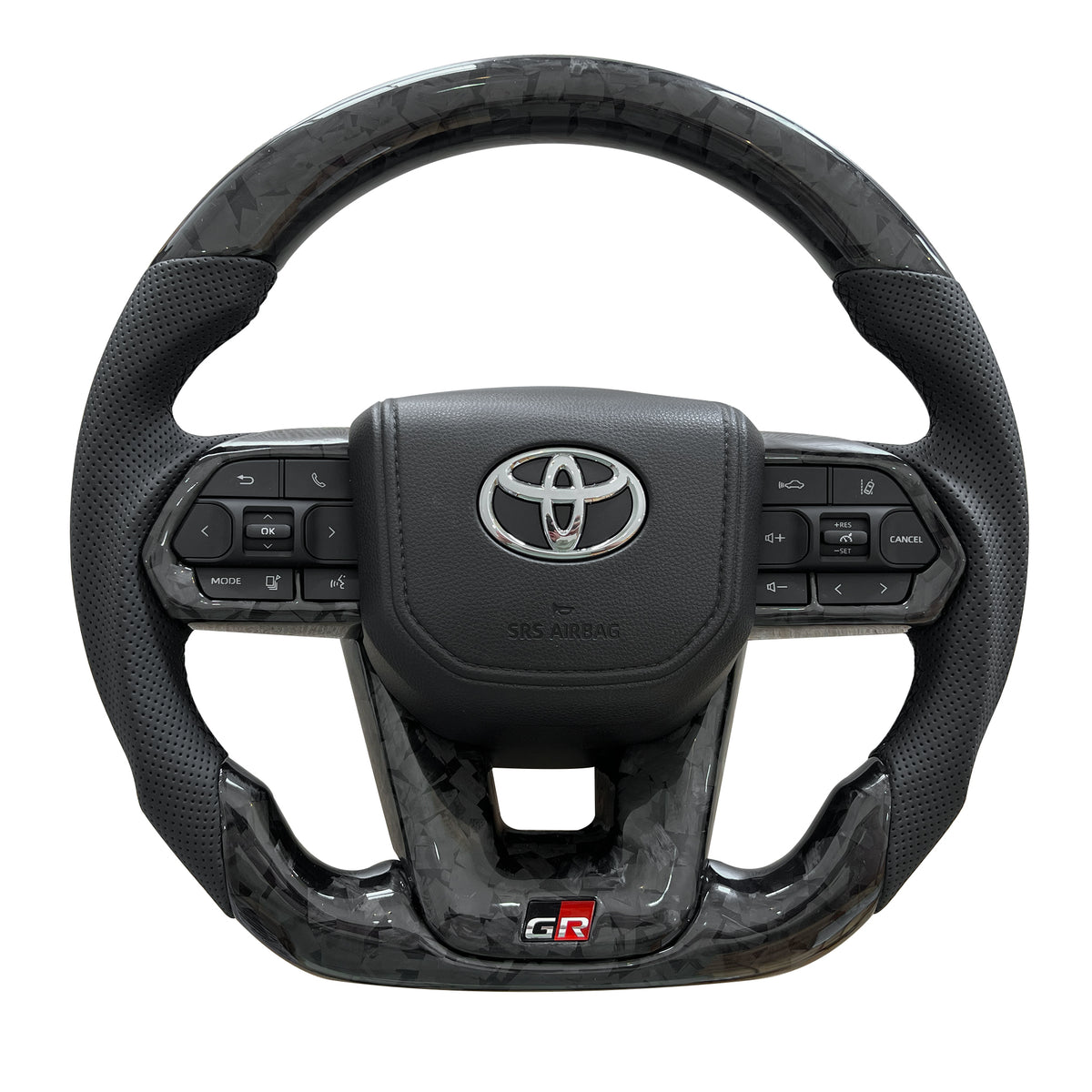 Toyota Land Cruiser Steering Wheel GR Forged Carbon — Evorevo4x4