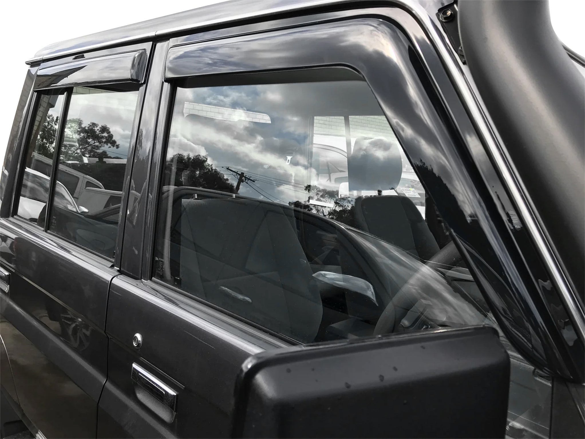 Toyota Land Cruiser Window Shields 70 Series — Evorevo4x4