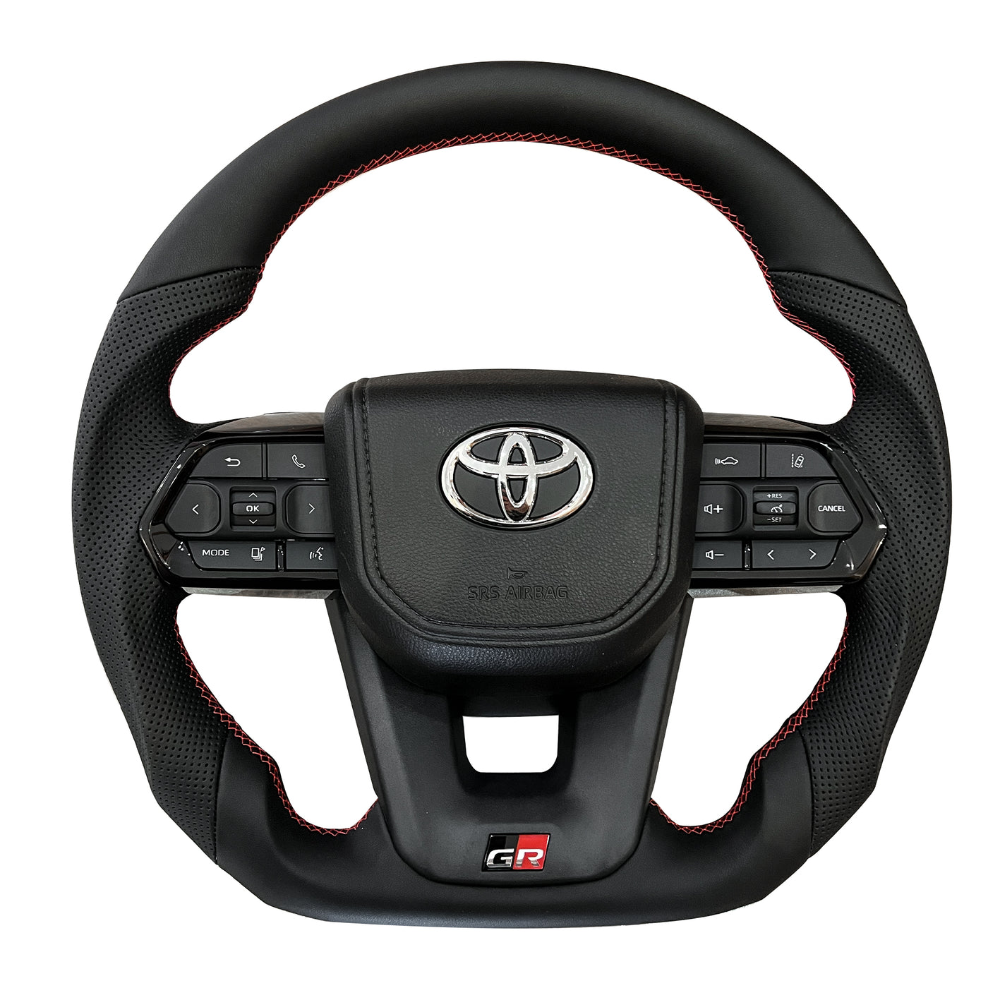 Toyota Land Cruiser Steering Wheel GR Perforated leather — Evorevo4x4