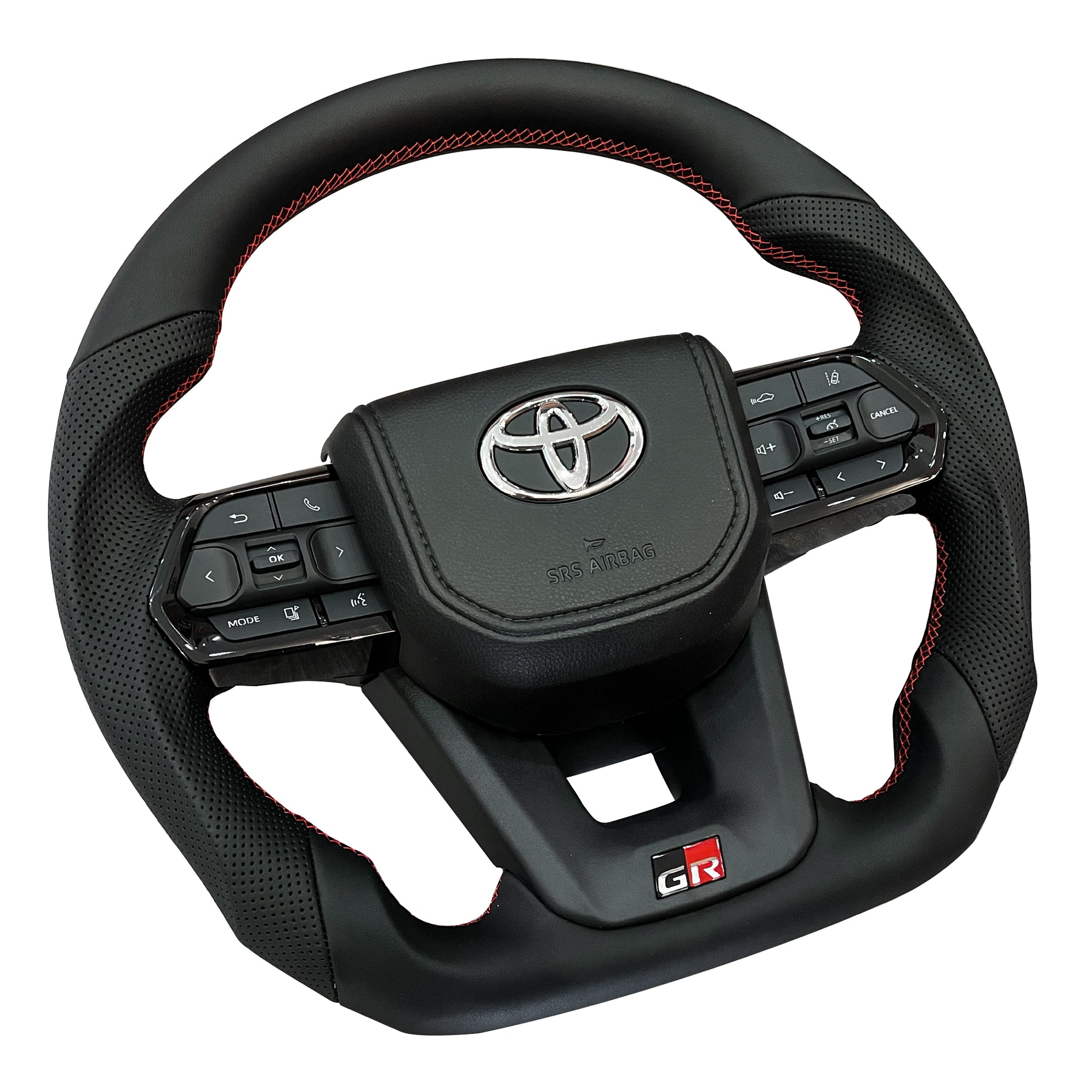 Toyota Land Cruiser Steering Wheel GR Perforated leather — Evorevo4x4