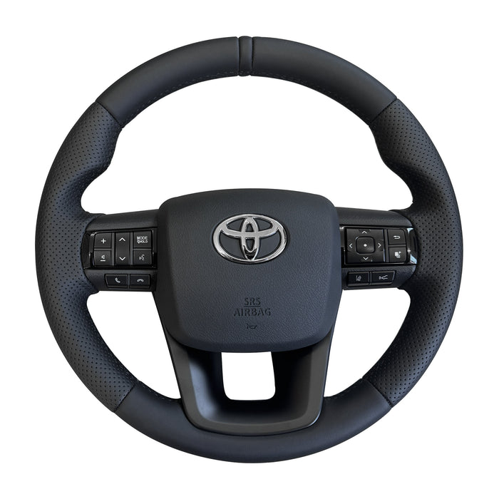 Toyota Land Cruiser & Hilux Steering Wheel Full Black