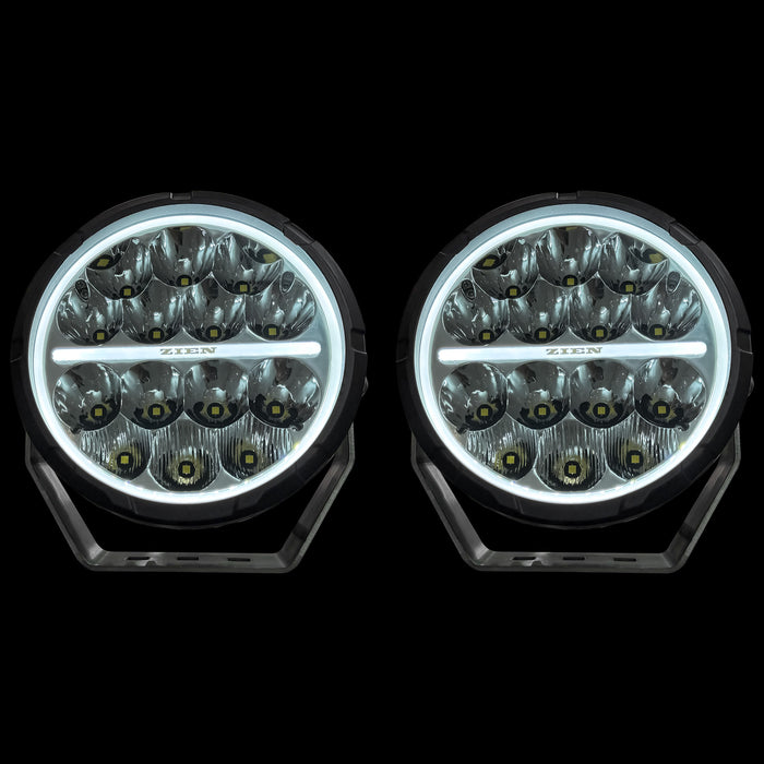 Zien 9" Spotlights with Wiring Harness