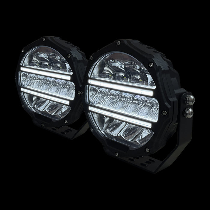 Zien 7" Spotlights with Wiring Harness