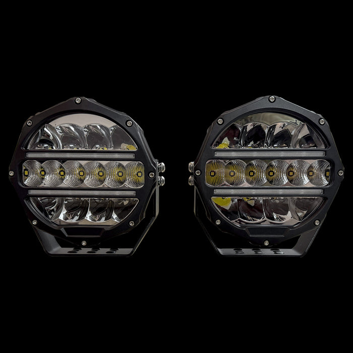 Zien 7" Spotlights with Wiring Harness