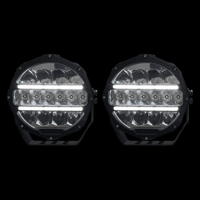 Zien 7" Spotlights with Wiring Harness