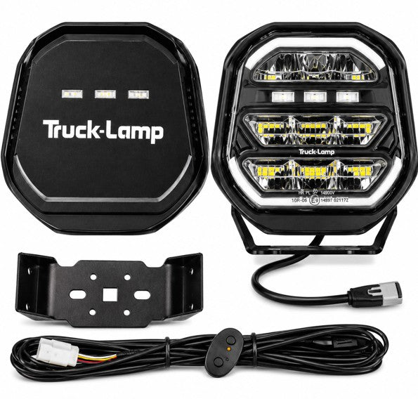 Truck Lamps 9" Spot Lights Multi Function Driving Lights