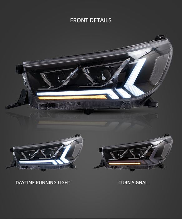Toyota Hilux Headlights 2016 - 2019