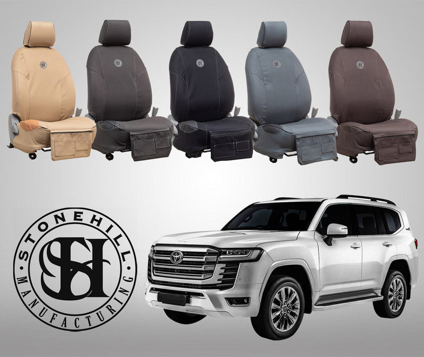 Toyota Land Cruiser 300 Series Stone Hill Seat Covers