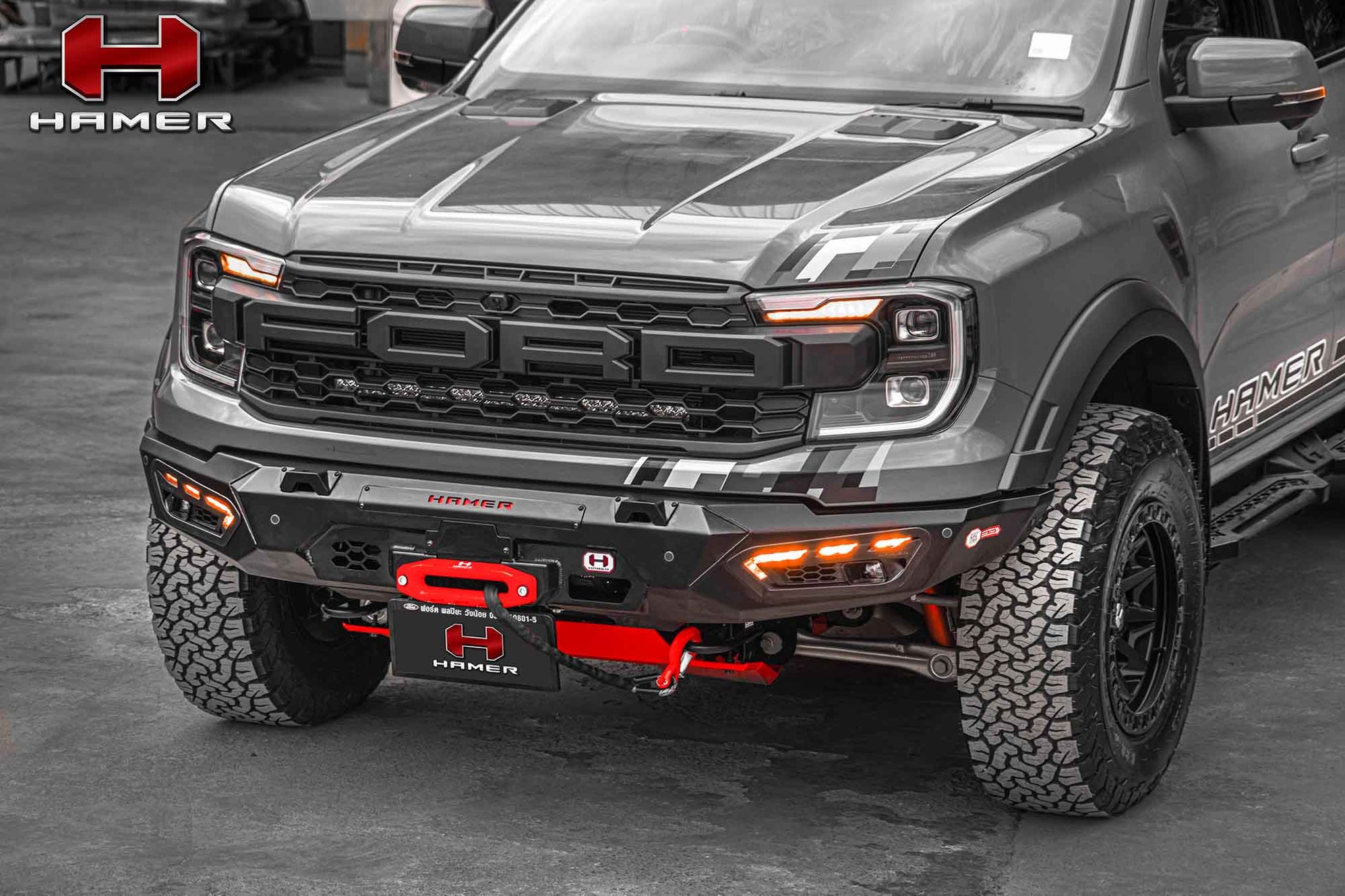 Ford Ranger Raptor Hamer Front Replacement Bumper 2023+ — Evorevo4x4