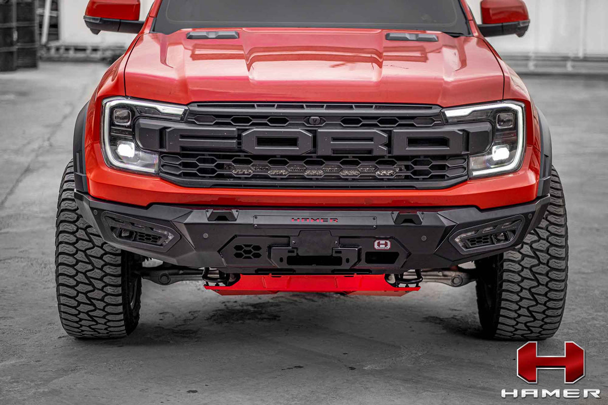 2023 Raptor R Front Bumper Ford Ranger Raptor Hamer Front Replacement Bumper 2023+ — Evorevo4x4
