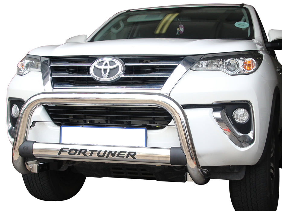 Toyota Fortuner Nudge Bar 2016+ Stainless Premium