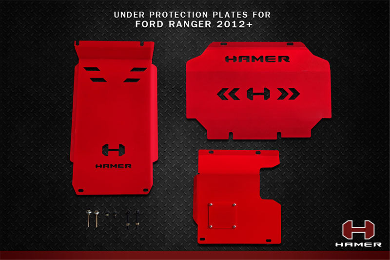 Ford Ranger 3 Piece Underbody Protection 2012 2022 — Evorevo4x4