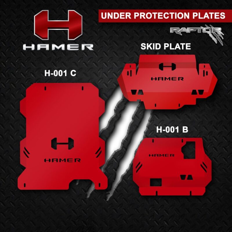 Ford Ranger Raptor 3 Piece Underbody Protection 2019 - 2022 — Evorevo4x4