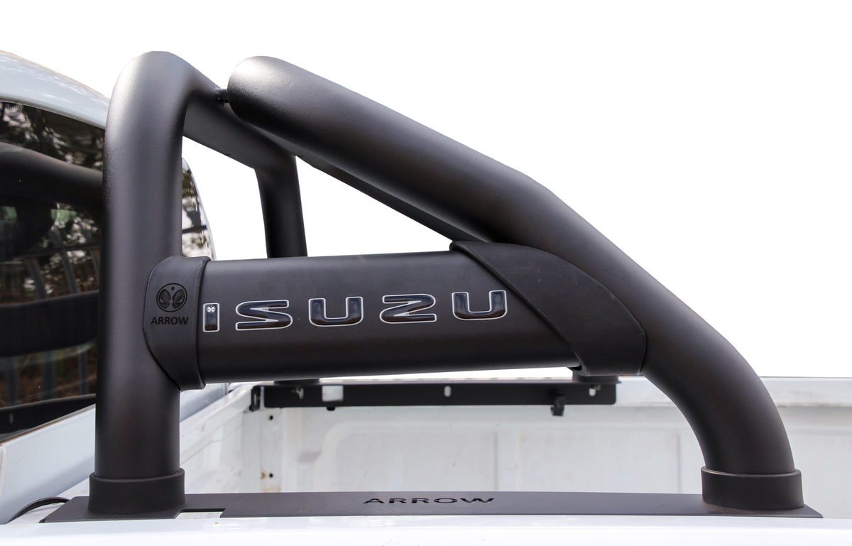 Isuzu D-Max Roll Bar Black Premium Stainless 2013+