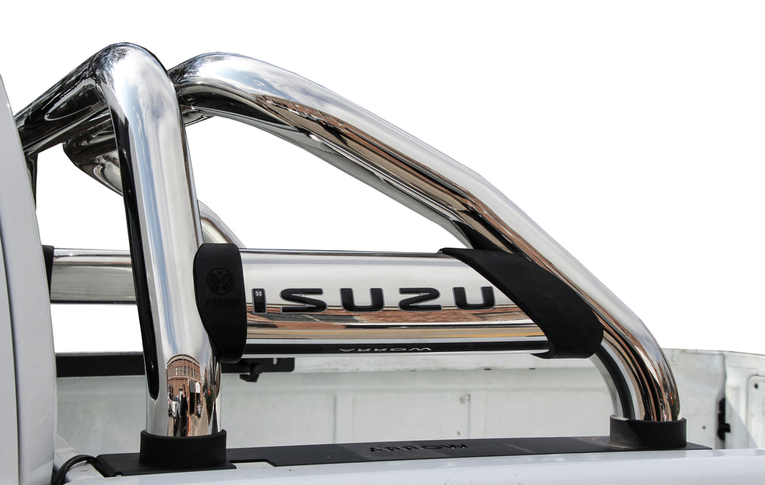 Isuzu-KB-D-MAX-Stainless-Chrome-Steel-Roll-Bar-Sports