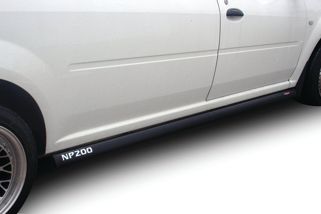 Nissan NP200 Side Bars Stainless Black  2010+