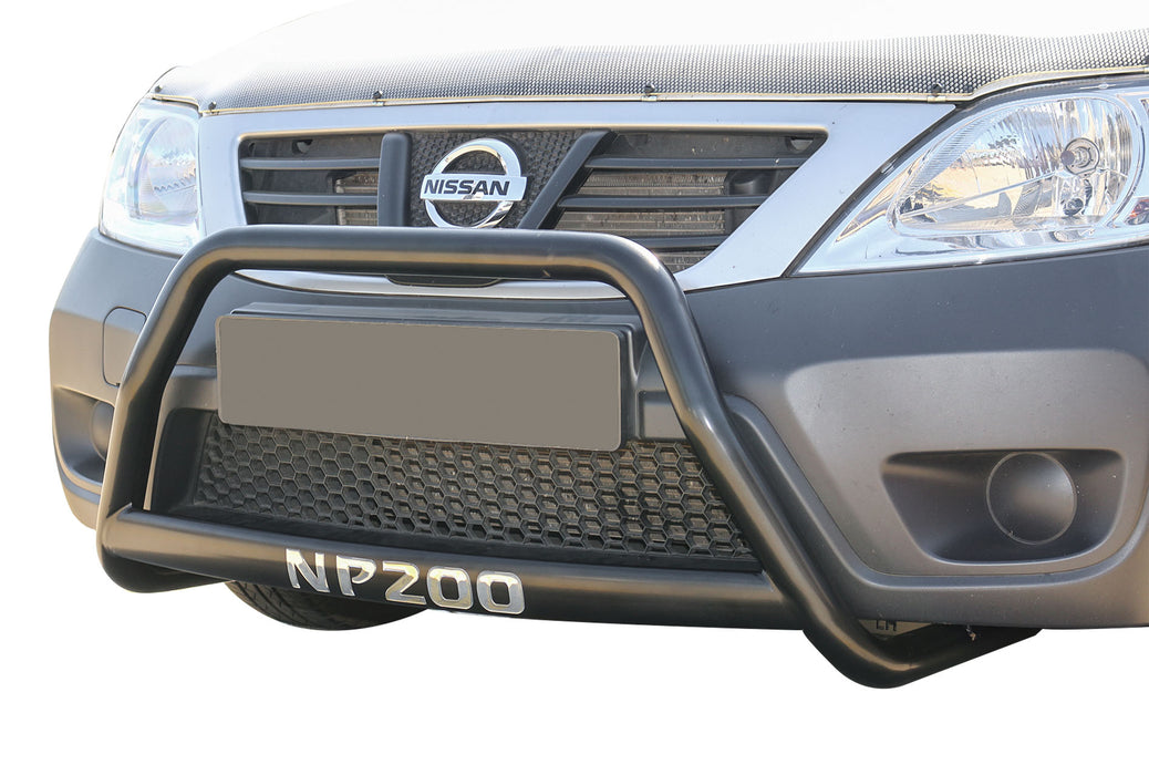 Nissan NP200 Nudge Bar Stainless Black Premium 2010+