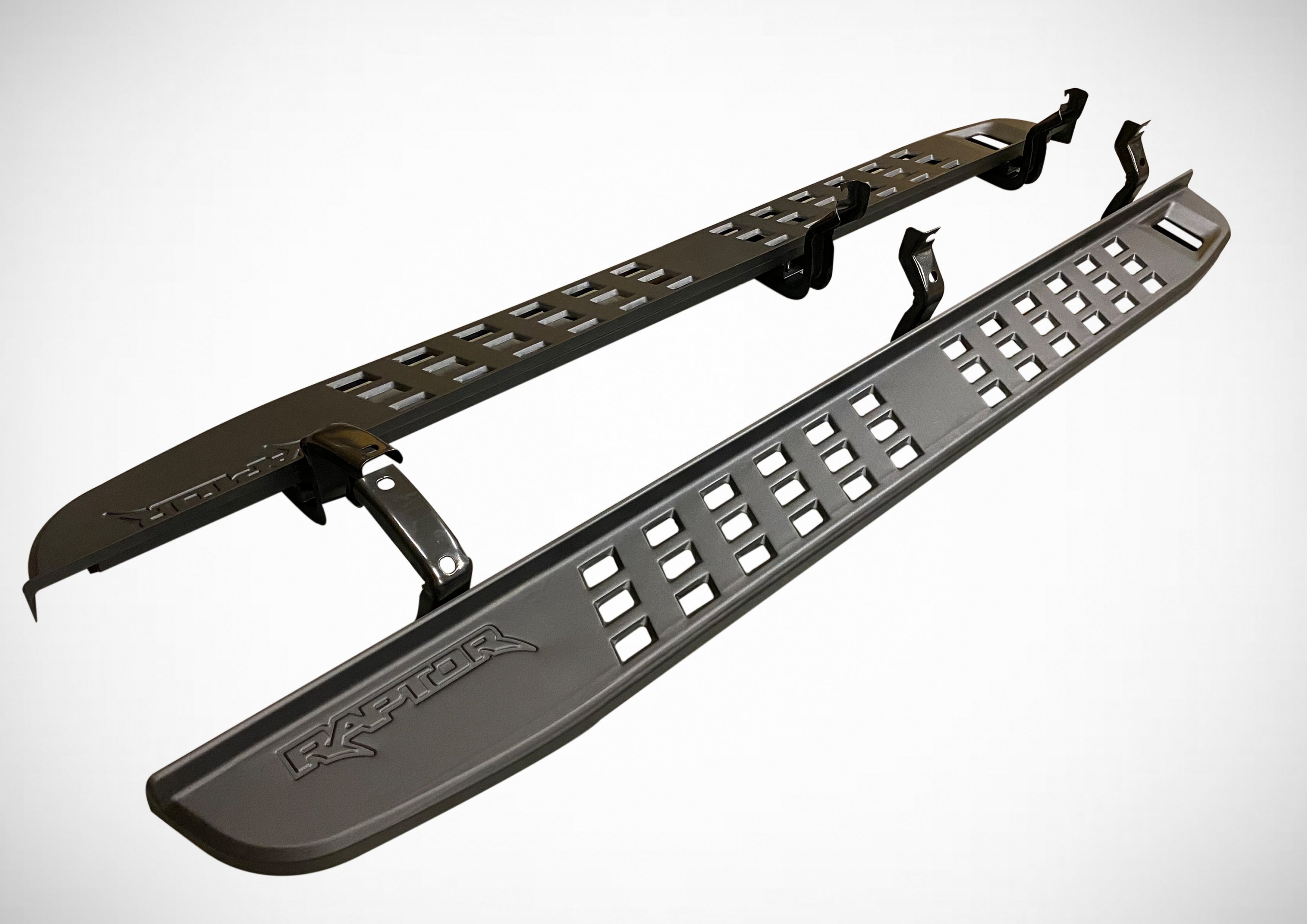 Ford Ranger / Raptor Style Steel Side Steps 2012+ — Evorevo4x4