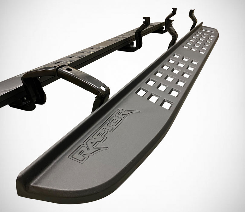Ford-Ranger-SideSteps-Side steps-black-steel