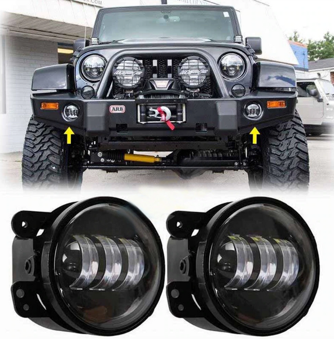 Jeep JK / JKU Fog Lights 30watt 4" inch