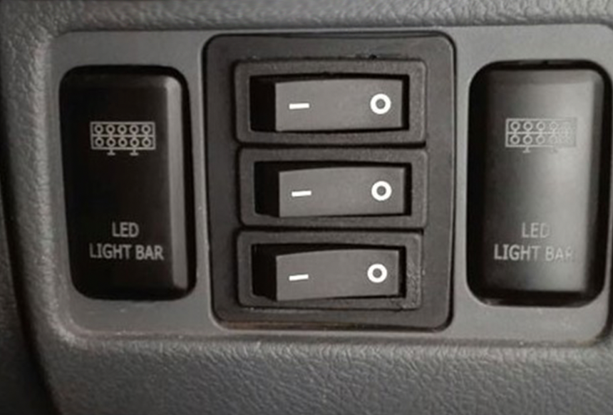Led Bar Light Switch For Toyota Hilux | Fortuner | Land Cruiser
