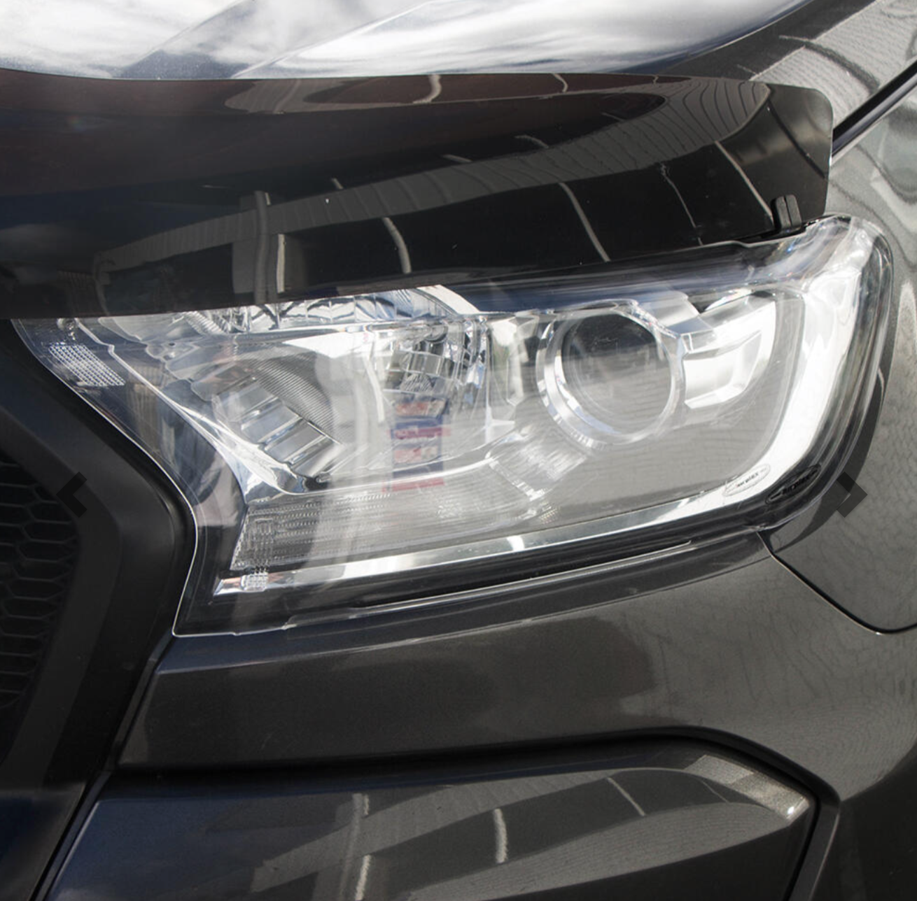 Ford Ranger Clear Headlight Protectors 2016+ — Evorevo4x4